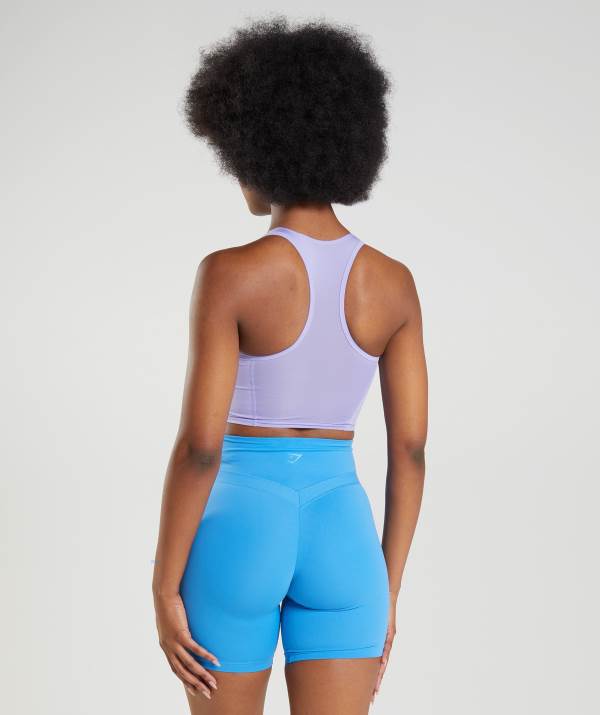 Damske Tielko Gymshark Whitney Crop Kvetinové Nachový | CI8741956